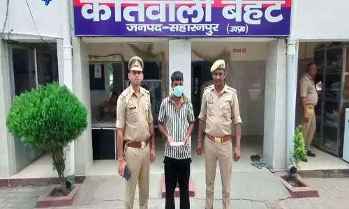अवैध चाकू के साथ शातिर आरोपी गिरफ्तार, बेहट पुलिस की चेकिंग में बड़ी कार्रवाई