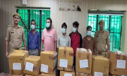 ई-कॉमर्स पार्सल चोरी करने वाले गैंग का पर्दाफाश, लाखों का सामान मिला