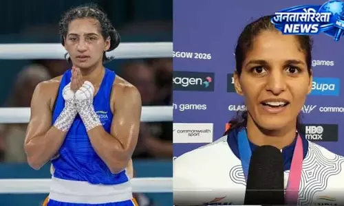 CWG 2026 में भिवानी की बेटियों का जलवा, 30 मिनट में जीते दो गोल्ड CWG 2026 में भिवानी की बेटियों का जलवा, 30 मिनट में जीते दो गोल्ड