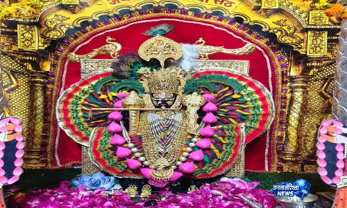 नौगावा सांवरिया सेठ मंदिर में झूला उत्सव शुरू, उमड़ रही श्रद्धालुओं की भीड़ नौगावा सांवरिया सेठ मंदिर में झूला उत्सव शुरू, उमड़ रही श्रद्धालुओं की भीड़