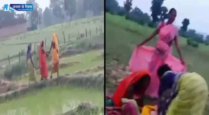 खेत में प्रसव कराया गया, स्वास्थ्य विभाग व्यवस्था देने में लाचार खेत में प्रसव कराया गया, स्वास्थ्य विभाग व्यवस्था देने में लाचार
