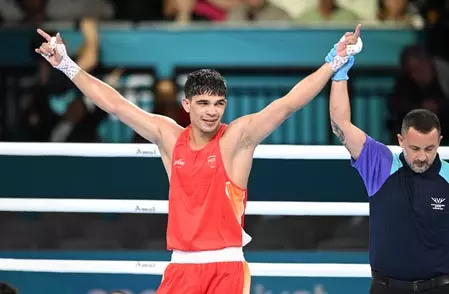 सीडब्ल्यूजी 2026 में हरियाणा के मुक्केबाजों का जलवा, मुख्यमंत्री नायब सिंह सैनी ने दी फाइनल में पहुंचने पर बधाई सीडब्ल्यूजी 2026 में हरियाणा के मुक्केबाजों का जलवा, मुख्यमंत्री नायब सिंह सैनी ने दी फाइनल में पहुंचने पर बधाई