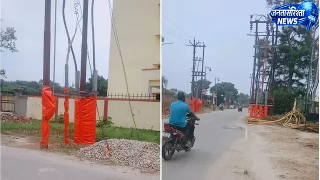 सावन मेले से पहले अयोध्या में बिजली सुरक्षा बढ़ी, खंभों पर कवर लगाए गए सावन मेले से पहले अयोध्या में बिजली सुरक्षा बढ़ी, खंभों पर कवर लगाए गए