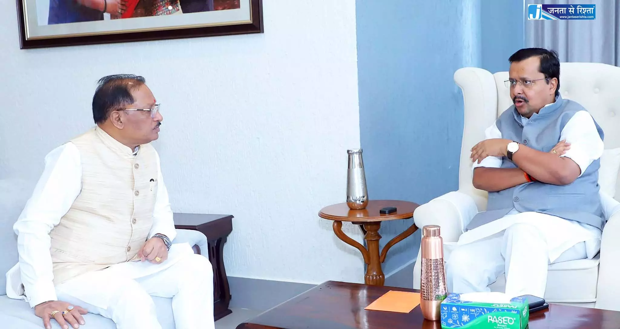 साय-नितिन नवीन के बीच हुई संगठनात्मक चर्चा साय-नितिन नवीन के बीच हुई संगठनात्मक चर्चा