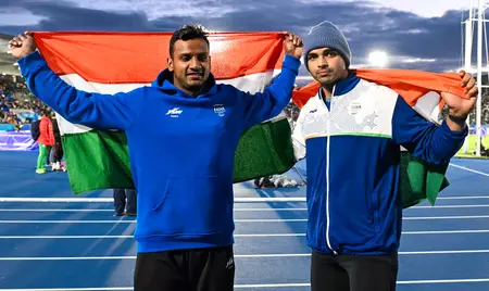सीडब्ल्यूजी 2026: एक दिन में छह मेडल जीतकर भी 10वें स्थान पर भारत, ऑस्ट्रेलिया की बादशाहत बरकरार सीडब्ल्यूजी 2026: एक दिन में छह मेडल जीतकर भी 10वें स्थान पर भारत, ऑस्ट्रेलिया की बादशाहत बरकरार