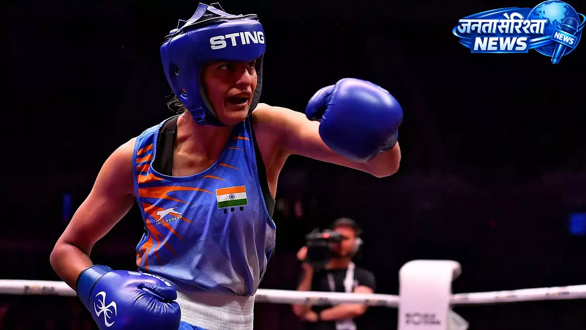 जैस्मिन लैंबोरिया ने CWG 2026 में जीता गोल्ड, ब्रॉन्ज को बदला सोने में जैस्मिन लैंबोरिया ने CWG 2026 में जीता गोल्ड, ब्रॉन्ज को बदला सोने में