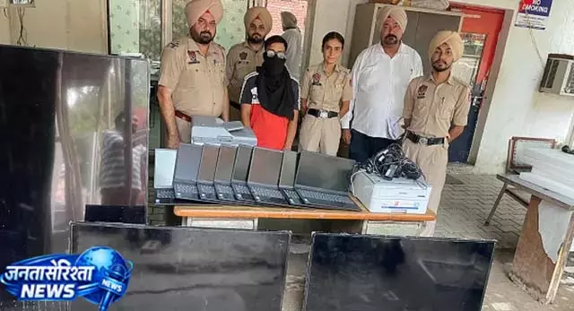 मोहाली शूटिंग रेंज चोरी का आरोपी गिरफ्तार मोहाली शूटिंग रेंज चोरी का आरोपी गिरफ्तार