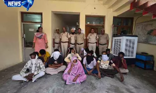 Fatehabad में हेरोइन अड्डे पर पुलिस का छापा