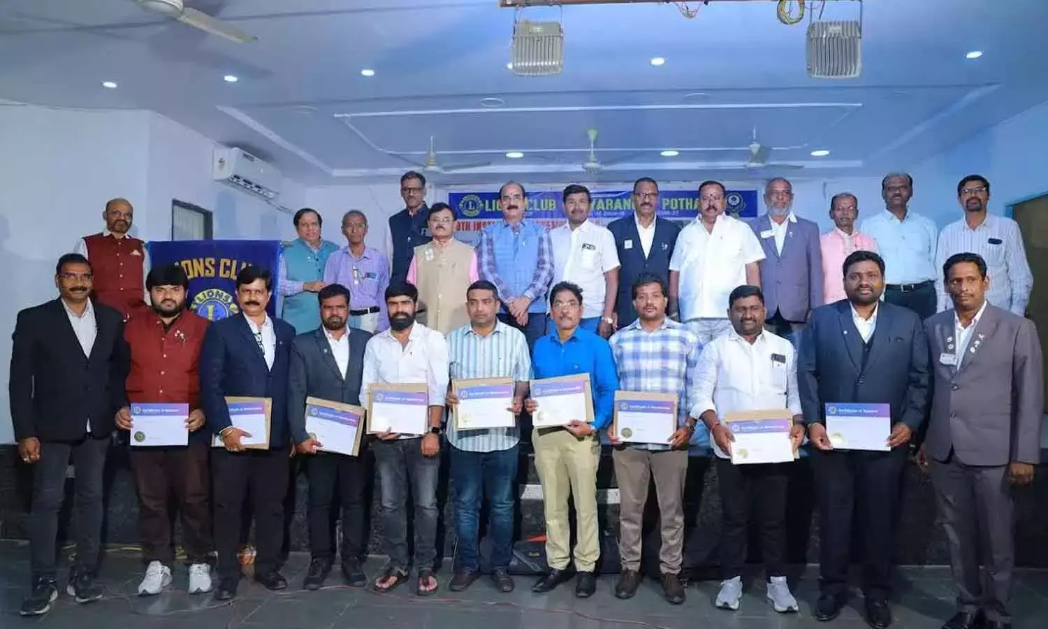 Telangana: लायंस क्लब ऑफ वारंगल पोथाना ने नई टीम गठित की