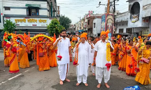 आस्था और उत्साह का संगम बनी बापूनगर की नवम कांवड़ यात्रा, भोलेनाथ का हुआ जलाभिषेक आस्था और उत्साह का संगम बनी बापूनगर की नवम कांवड़ यात्रा, भोलेनाथ का हुआ जलाभिषेक