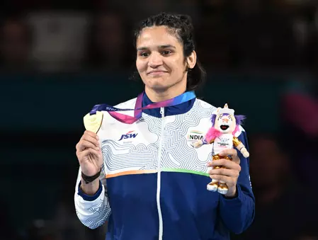 सीडब्ल्यूजी 2026: एक दिन में 16 मेडल जीतकर भारत ने लगाई मेडल टैली में लंबी छलांग, टॉप पर काबिज ऑस्ट्रेलिया सीडब्ल्यूजी 2026: एक दिन में 16 मेडल जीतकर भारत ने लगाई मेडल टैली में लंबी छलांग, टॉप पर काबिज ऑस्ट्रेलिया