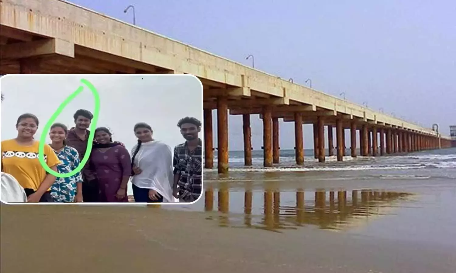 Andhra: विजाग के पुराने गंगावरम समुद्र तट पर दो लोग लापता हो गए Andhra: विजाग के पुराने गंगावरम समुद्र तट पर दो लोग लापता हो गए