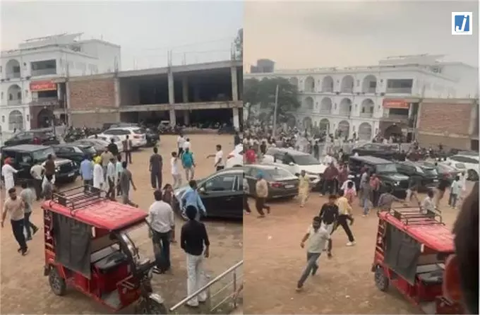 मेयर की यात्रा के दौरान बवाल, दो गुटों में जमकर पथराव मेयर की यात्रा के दौरान बवाल, दो गुटों में जमकर पथराव