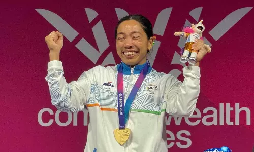 CWG 2026: नारी शक्ति ने टीम इंडिया के गोल्ड जीतने के अभियान को आगे बढ़ाया CWG 2026: नारी शक्ति ने टीम इंडिया के गोल्ड जीतने के अभियान को आगे बढ़ाया