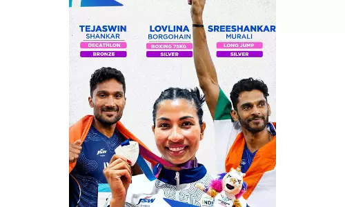 टीम इंडिया को बहुत-बहुत बधाई: नीता अंबानी ने CWG 2026 में 39 मेडल जीतने वालों की तारीफ़ की टीम इंडिया को बहुत-बहुत बधाई: नीता अंबानी ने CWG 2026 में 39 मेडल जीतने वालों की तारीफ़ की