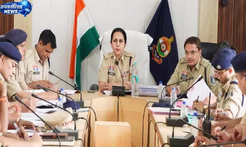 धमतरी में SP भावना पांडेय ने ली क्राइम मीटिंग
