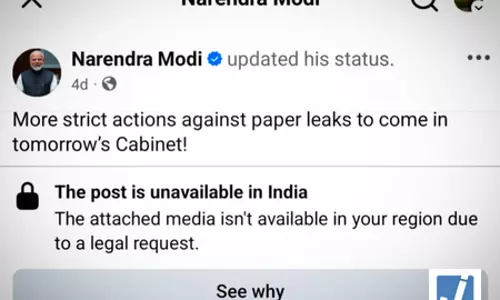 प्रधानमंत्री मोदी की पोस्ट हटाने पर संसदीय समिति ने मेटा को लगाई फटकार