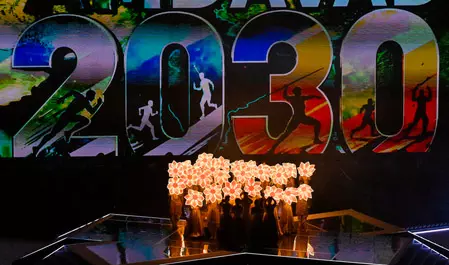 शानदार क्लोजिंग सेरेमनी के साथ सीडब्ल्यूजी 2026 का समापन, भारत को सौंपी गई मेजबानी शानदार क्लोजिंग सेरेमनी के साथ सीडब्ल्यूजी 2026 का समापन, भारत को सौंपी गई मेजबानी