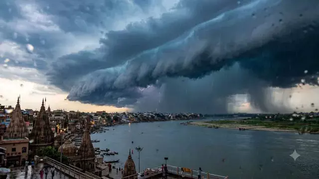 वाराणसी में बदलेगा मौसम का मिजाज, उमस और गर्मी से राहत के संकेत वाराणसी में बदलेगा मौसम का मिजाज, उमस और गर्मी से राहत के संकेत