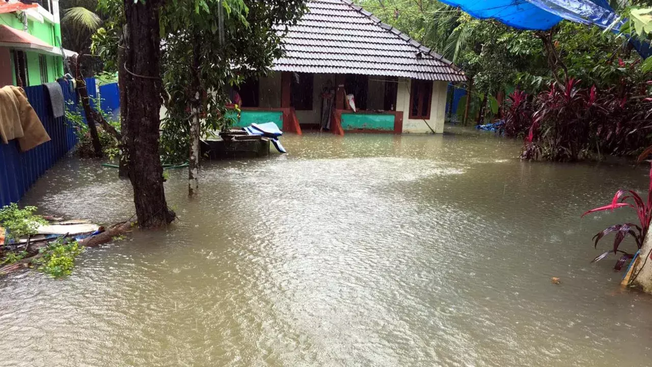 Kerala में भारी बारिश; IMD ने राज्य में येलो अलर्ट जारी किया, नौ ज़िलों में स्कूल बंद Kerala में भारी बारिश; IMD ने राज्य में येलो अलर्ट जारी किया, नौ ज़िलों में स्कूल बंद