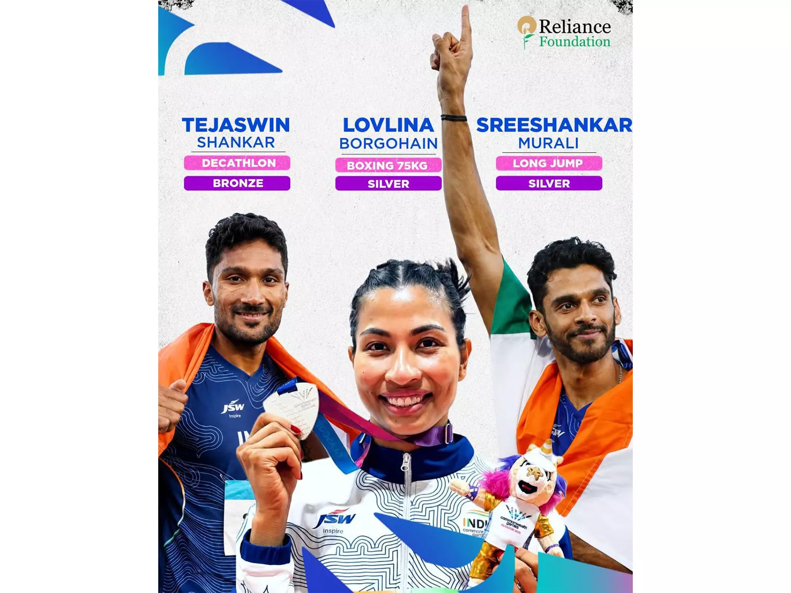 टीम इंडिया को बहुत-बहुत बधाई: नीता अंबानी ने CWG 2026 में 39 मेडल जीतने वालों की तारीफ़ की टीम इंडिया को बहुत-बहुत बधाई: नीता अंबानी ने CWG 2026 में 39 मेडल जीतने वालों की तारीफ़ की