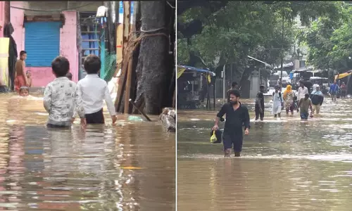 भिवंडी में भारी बारिश से तबाही, कामवारी नदी खतरे के निशान के ऊपर