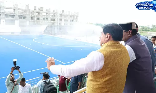 एशियन महिला हॉकी चैंपियनशिप की तैयारियों का जायजा लेने पहुंचे सीएम एशियन महिला हॉकी चैंपियनशिप की तैयारियों का जायजा लेने पहुंचे सीएम