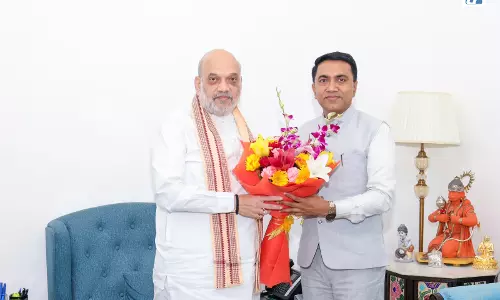गोवा के मुख्यमंत्री प्रमोद सावंत ने अमित शाह से की मुलाकात, विभिन्न मुद्दों पर हुई चर्चा गोवा के मुख्यमंत्री प्रमोद सावंत ने अमित शाह से की मुलाकात, विभिन्न मुद्दों पर हुई चर्चा