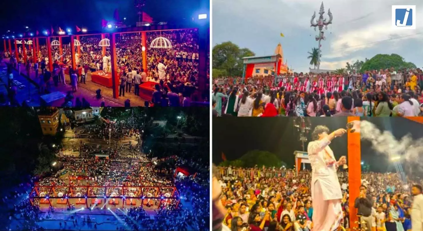 महानदी के तट पर आस्था का महाकुंभ: बनारस की तर्ज पर गूंजे वैदिक मंत्र, दिव्य बनेगा रुद्रेश्वर धाम महानदी के तट पर आस्था का महाकुंभ: बनारस की तर्ज पर गूंजे वैदिक मंत्र, दिव्य बनेगा रुद्रेश्वर धाम