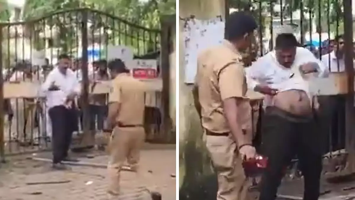माटुंगा में BMC वार्ड ऑफिस के बाहर दो कॉन्ट्रैक्टरों में चाकूबाजी माटुंगा में BMC वार्ड ऑफिस के बाहर दो कॉन्ट्रैक्टरों में चाकूबाजी