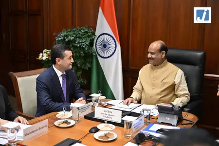 लोकसभा अध्यक्ष ओम बिरला की उज्बेकिस्तान के विदेश मंत्री से मुलाकात, द्विपक्षीय संबंधों पर हुई चर्चा लोकसभा अध्यक्ष ओम बिरला की उज्बेकिस्तान के विदेश मंत्री से मुलाकात, द्विपक्षीय संबंधों पर हुई चर्चा
