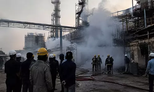 यादगीर के कदेचुर औद्योगिक क्षेत्र में गैस लीक से हादसा यादगीर के कदेचुर औद्योगिक क्षेत्र में गैस लीक से हादसा
