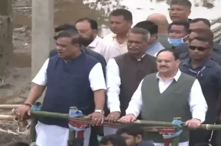 Assam: नड्डा ने देखा बाढ़ का मंजर, बोले- हालात पटरी पर आने में लगेगा वक्त Assam: नड्डा ने देखा बाढ़ का मंजर, बोले- हालात पटरी पर आने में लगेगा वक्त