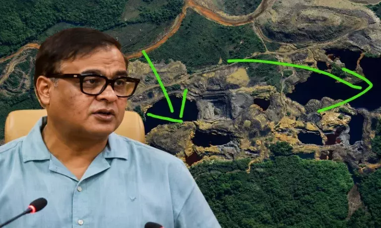 असम बाढ़ पर बहस तेज: हिमंत के बयान से अवैध माइनिंग का मुद्दा गरमाया असम बाढ़ पर बहस तेज: हिमंत के बयान से अवैध माइनिंग का मुद्दा गरमाया