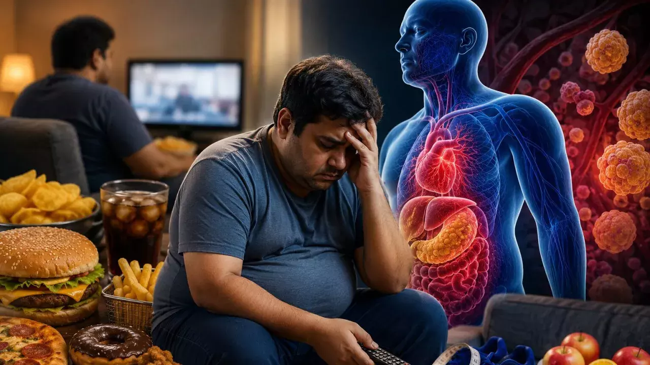प्रोसेस्ड फूड और निष्क्रिय जीवनशैली भारत में मेटाबोलिक संकट की मुख्य वजह प्रोसेस्ड फूड और निष्क्रिय जीवनशैली भारत में मेटाबोलिक संकट की मुख्य वजह