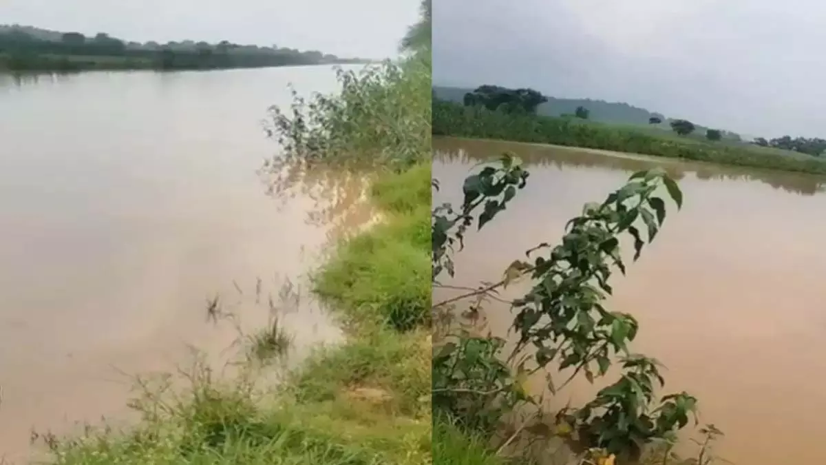 तैरकर नदी पार करने की कोशिश, ग्रामीण की मौत तैरकर नदी पार करने की कोशिश, ग्रामीण की मौत