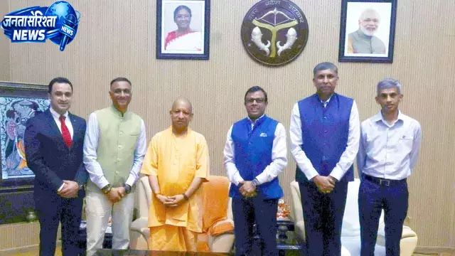 फ्लिपकार्ट के CEO कल्याण कृष्णमूर्ति ने CM योगी से की मुलाकात