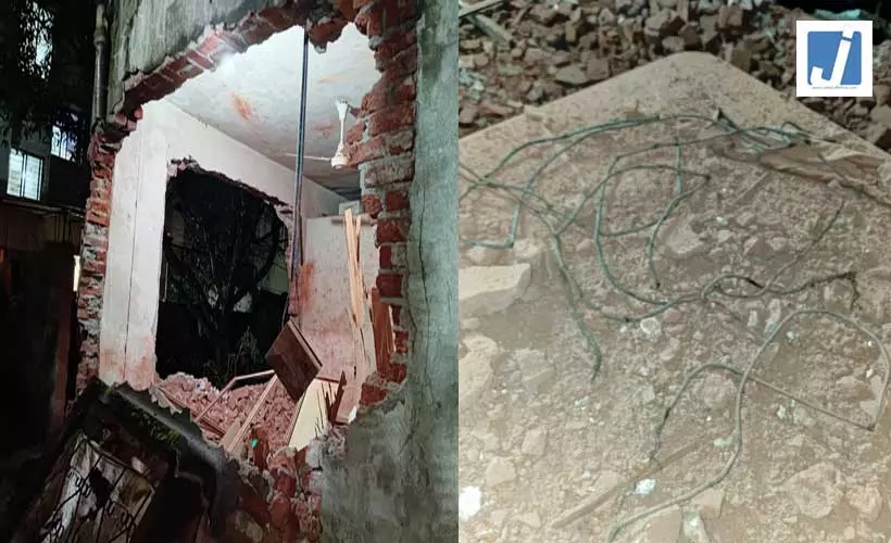 बंद घर में जिलेटिन की छड़ों में धमाका, स्थानीय लोगों में दहशत फैली बंद घर में जिलेटिन की छड़ों में धमाका, स्थानीय लोगों में दहशत फैली