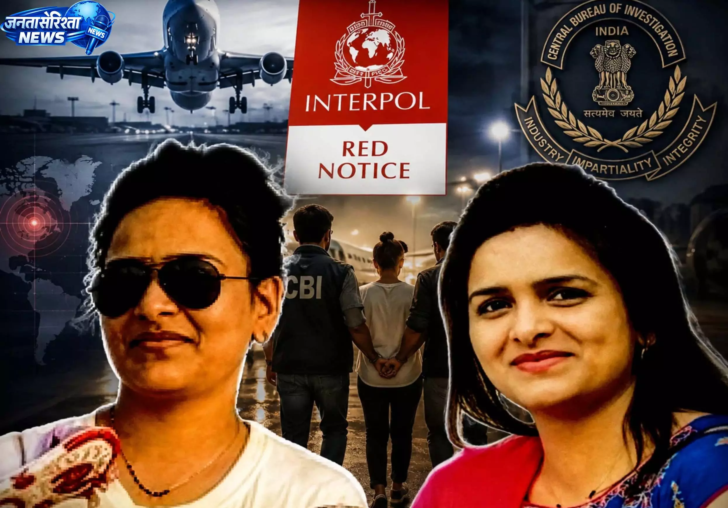 Interpol रेड नोटिस पर विशाखा राठौड़ गिरफ्तार, CBI ने की बड़ी कार्रवाई Interpol रेड नोटिस पर विशाखा राठौड़ गिरफ्तार, CBI ने की बड़ी कार्रवाई