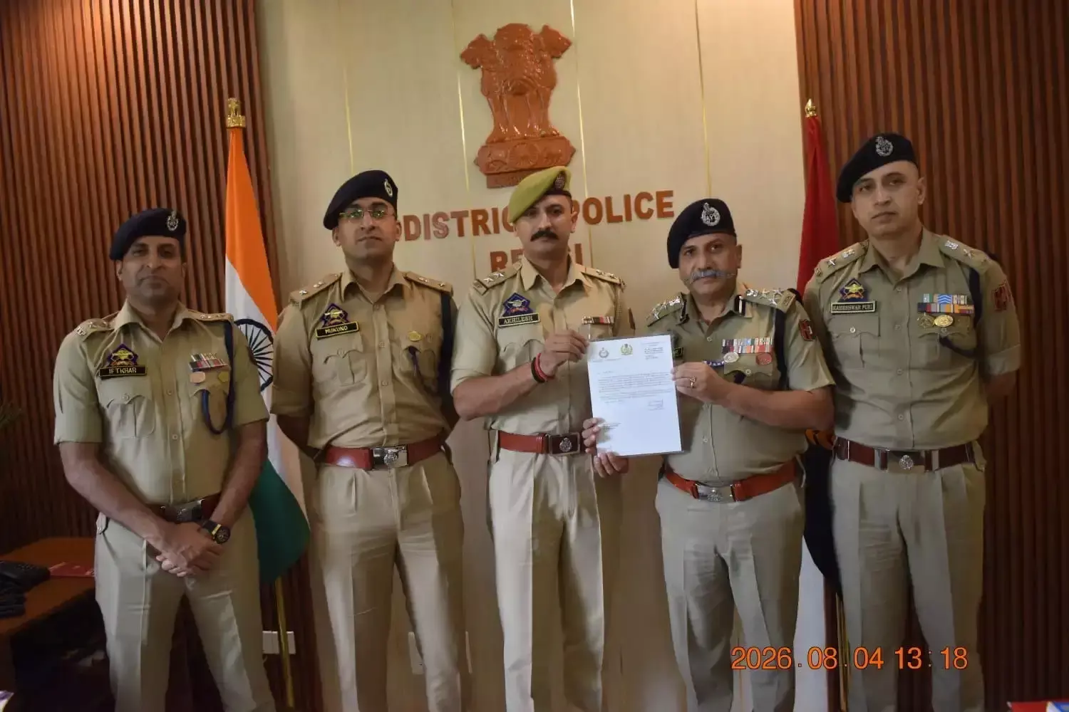 Reasi: नशा विरोधी अभियान में अहम भूमिका निभाने पर एसआई अखिलेश खजूरिया सम्मानित