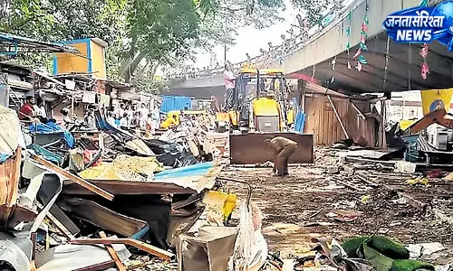 K.R. मार्केट फ्लाईओवर के नीचे GBA की बड़ी कार्रवाई