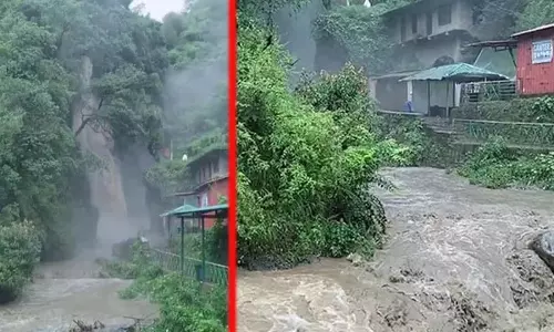 जौनसार-बावर और चकराता में बारिश का कहर, नदी-नाले उफान पर; कई मार्ग मलबे से बंद