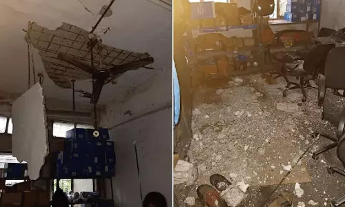 माजास बस डिपो में छत का प्लास्टर गिरा, तीन मैकेनिक घायल