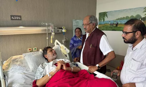 मेदांता अस्पताल पहुंचे सांसद बृजमोहन अग्रवाल, प्रदेश अध्यक्ष किरण सिंह देव का जाना हाल