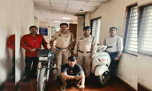 मोपेड-बाइक चोर पकड़ाया, हेड कॉन्स्टेबल संदीप तिवारी ने किया गिरफ्तार