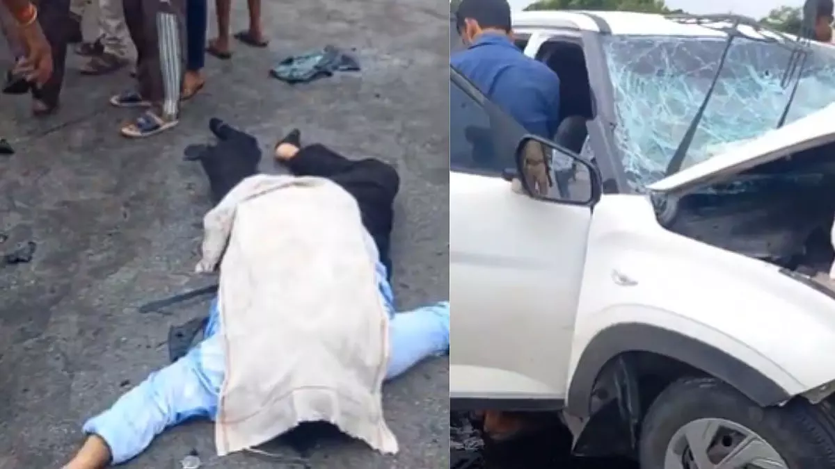 झांसी हादसे में अतीक के बेटे अबान की मौत