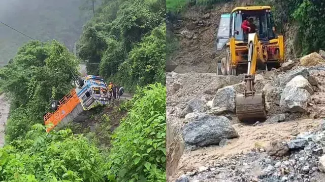 सिरमौर में बारिश का कहर, 28 सड़कें बंद; 4.12 करोड़ का नुकसान सिरमौर में बारिश का कहर, 28 सड़कें बंद; 4.12 करोड़ का नुकसान