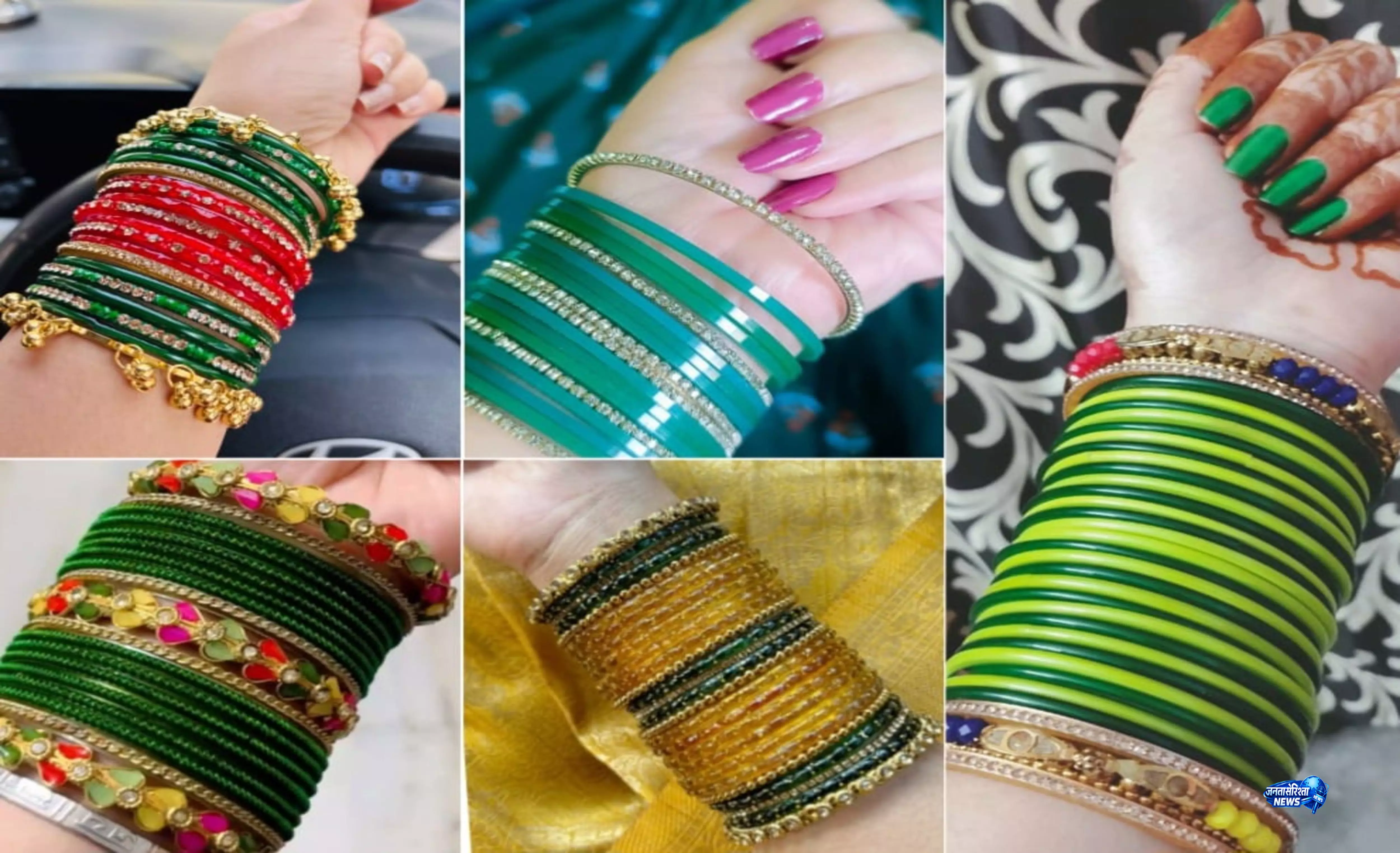 ग्रीन बैंगल्स के साथ बनाएं परफेक्ट तीज लुक, ये 8 कॉम्बिनेशन जीत लेंगे दिल ग्रीन बैंगल्स के साथ बनाएं परफेक्ट तीज लुक, ये 8 कॉम्बिनेशन जीत लेंगे दिल