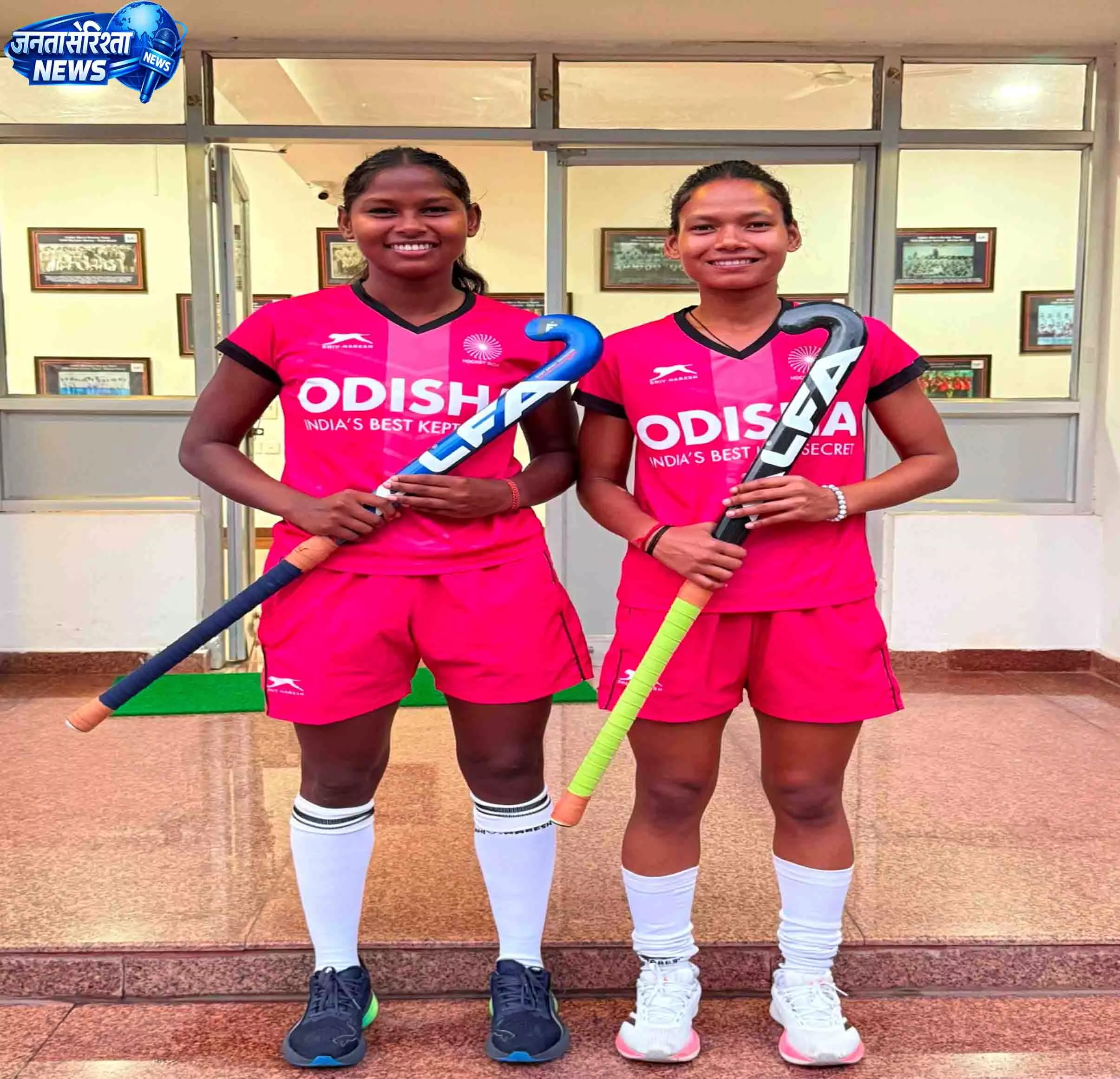 छत्तीसगढ़ की दो खिलाड़ी भारतीय महिला जूनियर हॉकी टीम में, अरुण साव ने दी बधाई छत्तीसगढ़ की दो खिलाड़ी भारतीय महिला जूनियर हॉकी टीम में, अरुण साव ने दी बधाई
