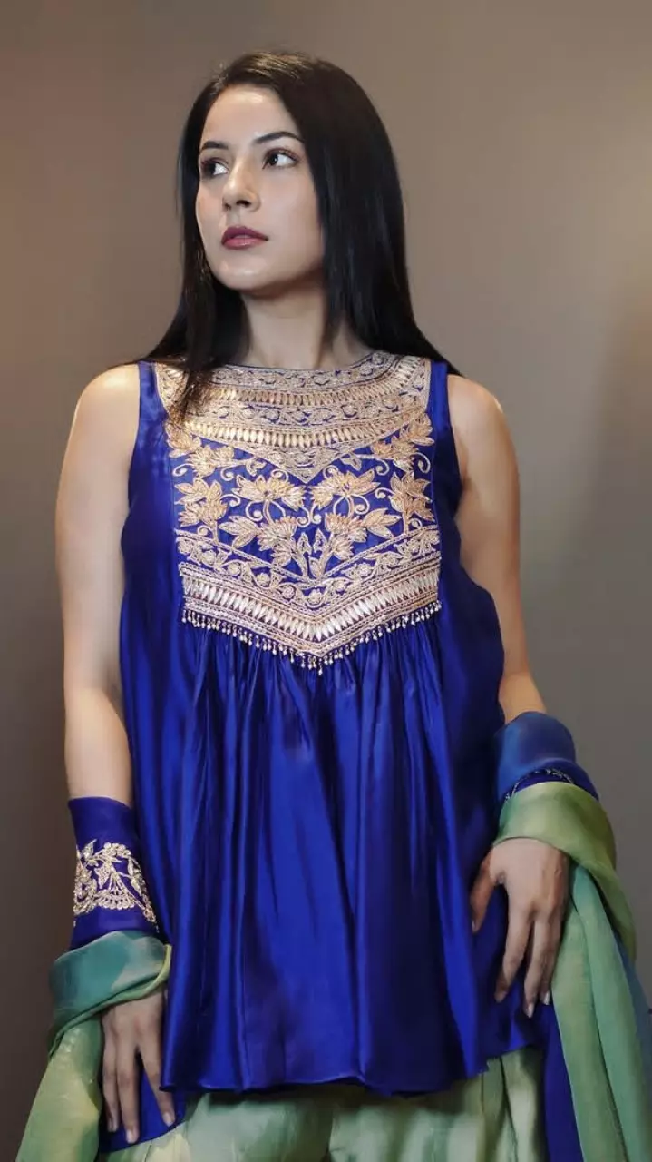 शहनाज गिल का देसी अंदाज